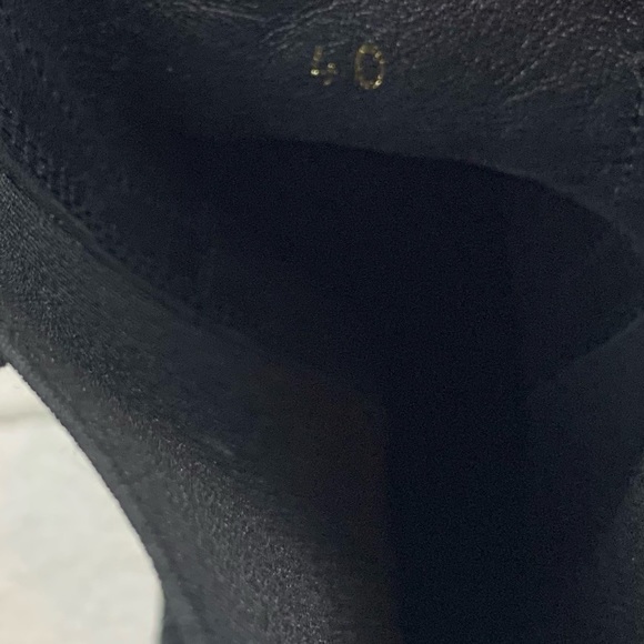 FRAME Platform Le Canon Cork-Inspired Platform Chelsea Boots Black EUR 40 - Picture 8 of 14